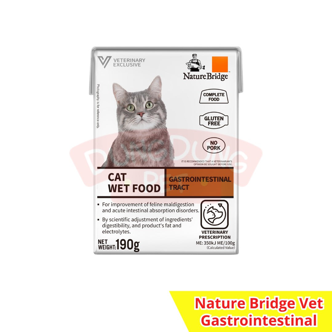 Nature Bridge Vet Wet Food Urinary, Gastrointestinal, Recovery Immune 190g