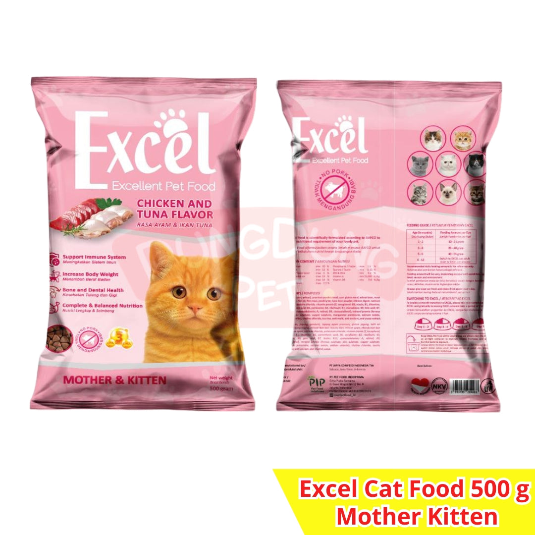 EXCEL Adult/Mother Kitten cat food 500g