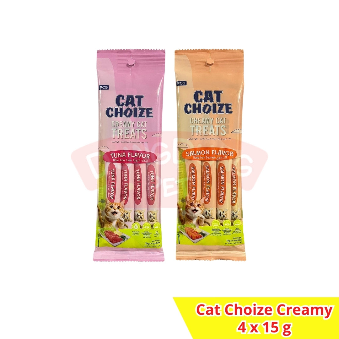 Cat Choize Creamy Treats 15g x 4 pcs -  Snack Kucing