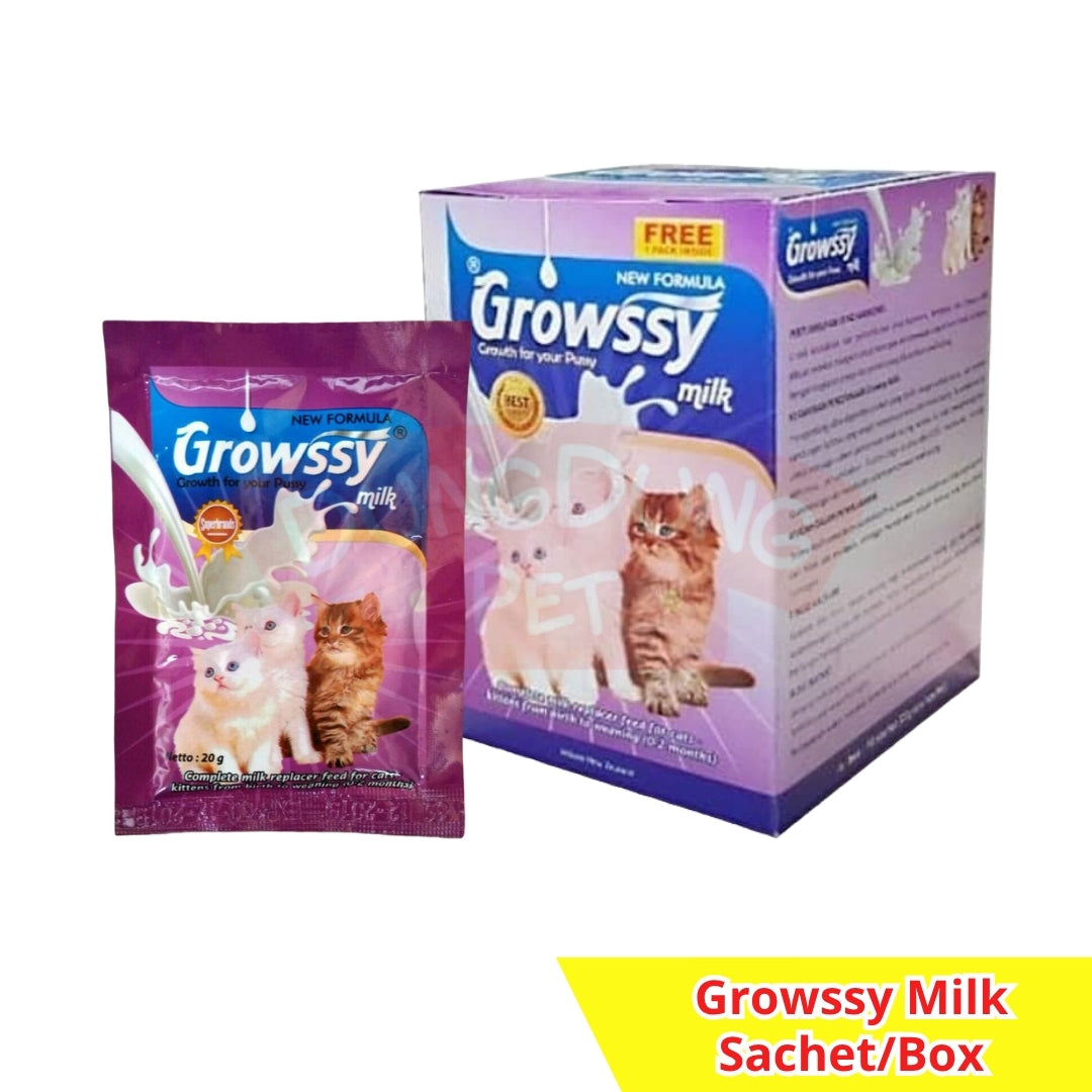 Susu kucing GROWSSY untuk kitten dan adult