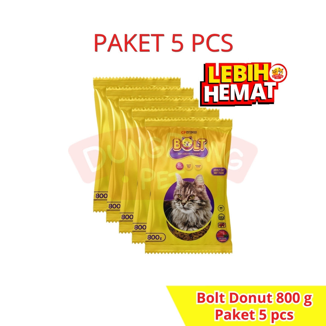 5 PCS Bolt Tuna/Salmon 800g beneran - Cat Food 800 g bkn 1KG repack