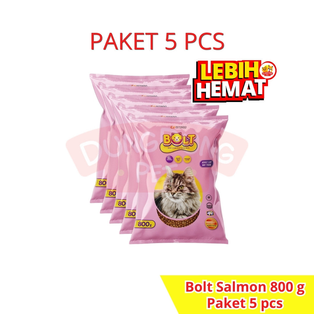 5 PCS Bolt Tuna/Salmon 800g beneran - Cat Food 800 g bkn 1KG repack