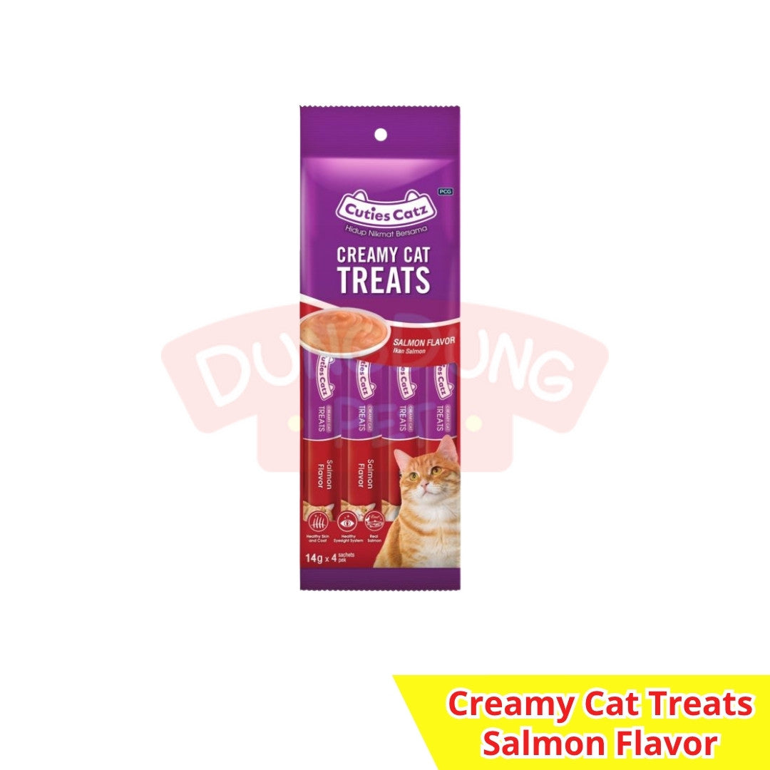 Cuties Catz CREAMY Treats Snack Kucing