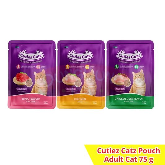 Cuties Catz POUCH 75g Wet Food