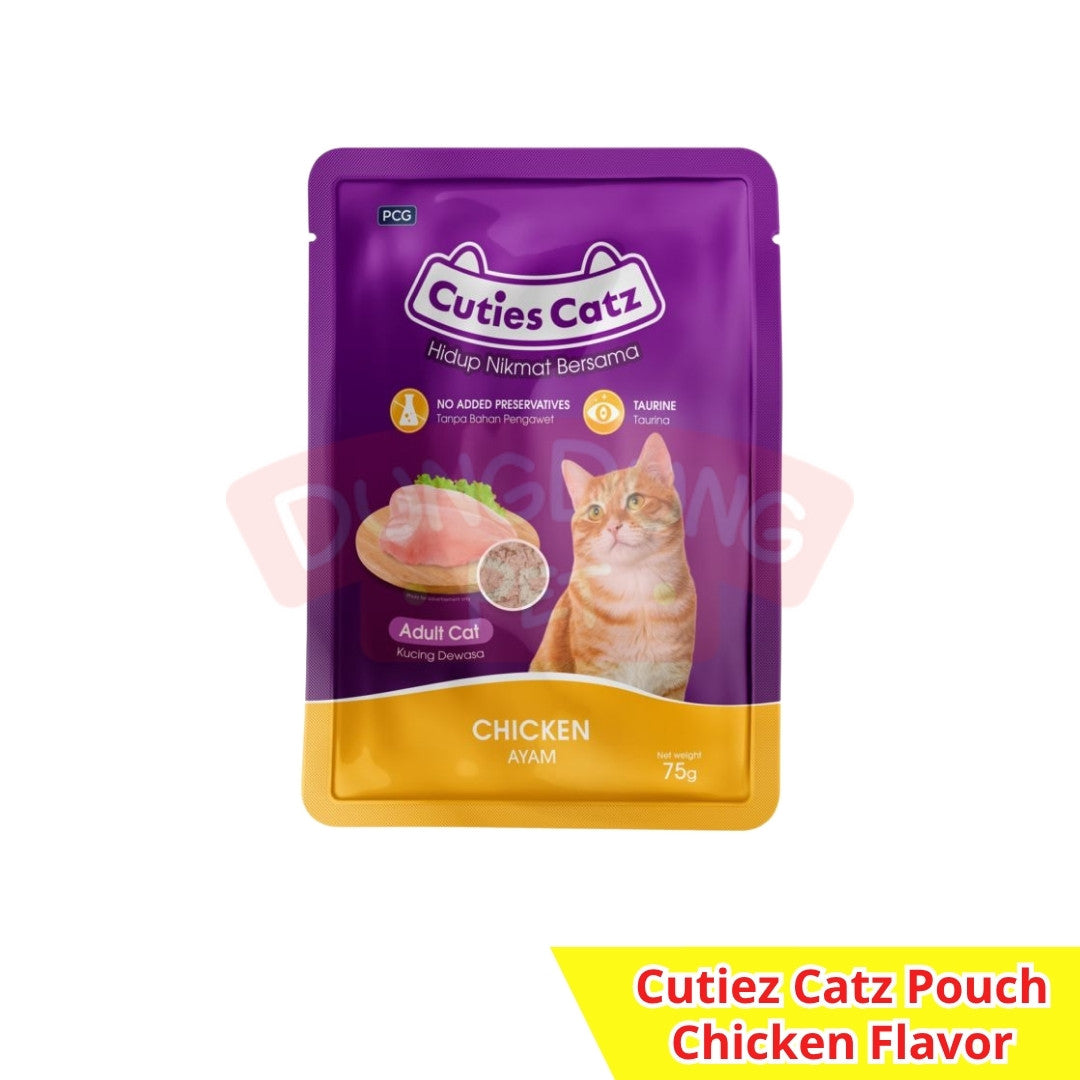 Cuties Catz POUCH 75g Wet Food