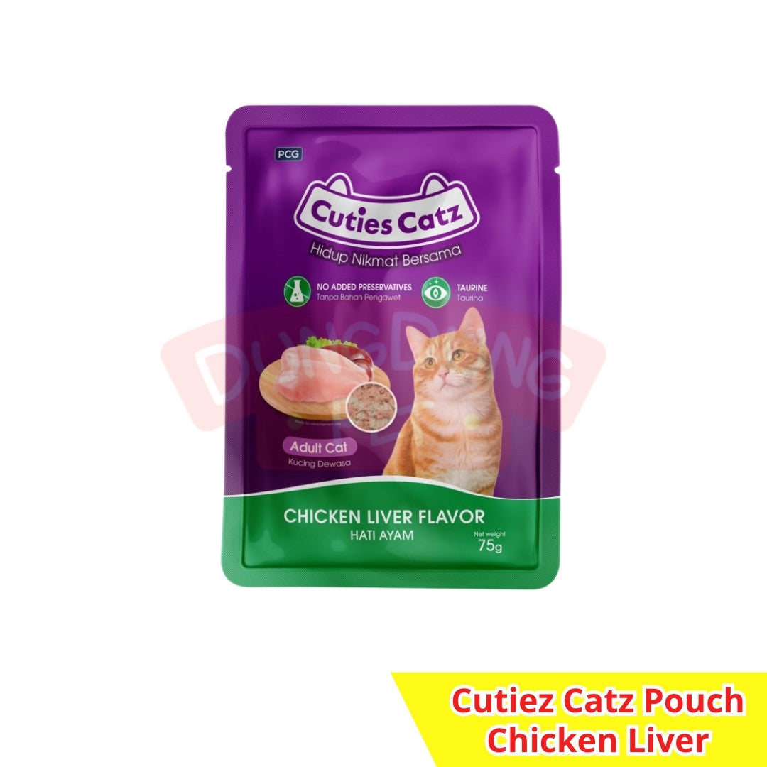 Cuties Catz POUCH 75g Wet Food