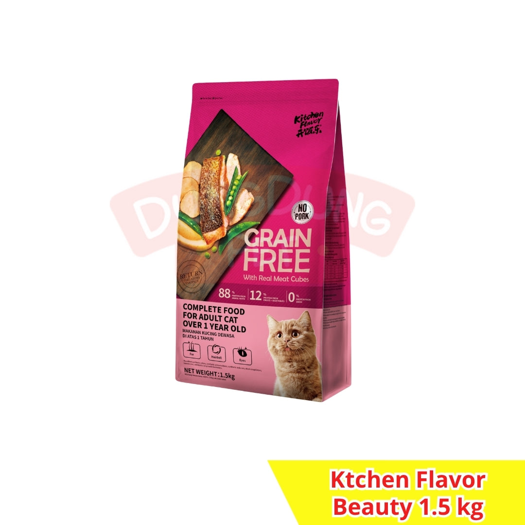 Kitchen Flavor Adult, KItten, Beauty Cat 1,5kg Freshpack 1.5kg Grain Free