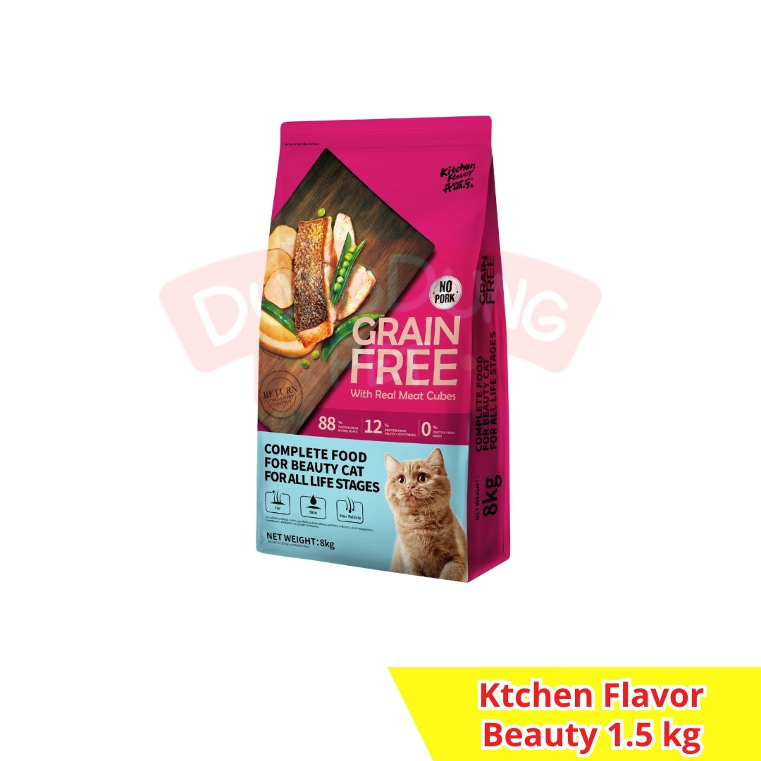 Kitchen Flavor Adult, KItten, Beauty Cat 1,5kg Freshpack 1.5kg Grain Free