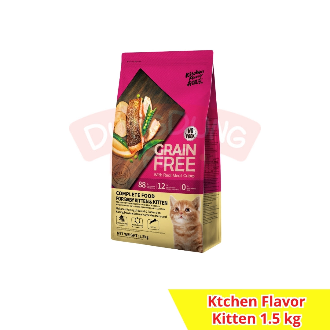 Kitchen Flavor Adult, KItten, Beauty Cat 1,5kg Freshpack 1.5kg Grain Free