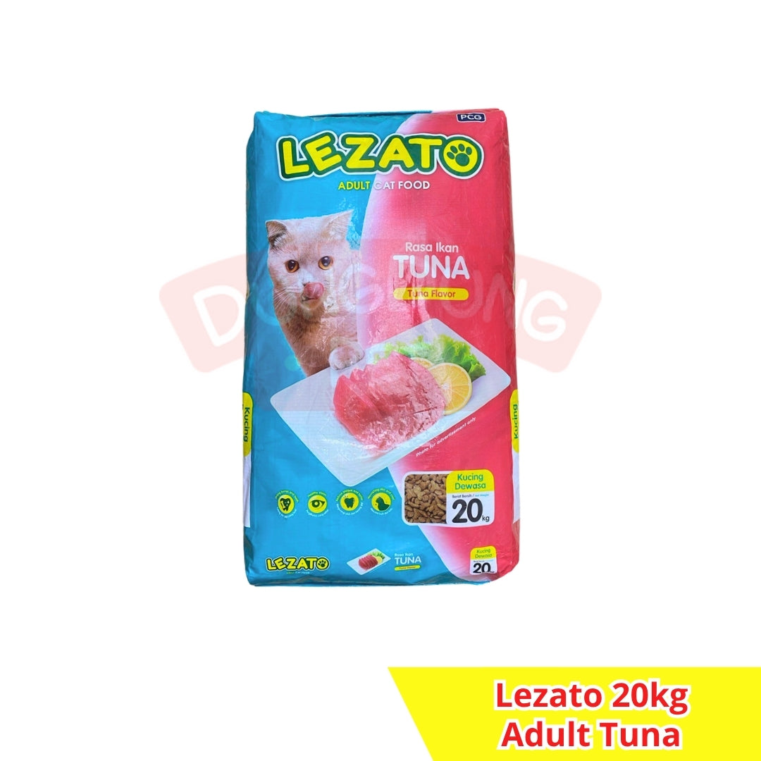 Lezato Cat Food 20kg - makanan kucing Dry Food 20 kg