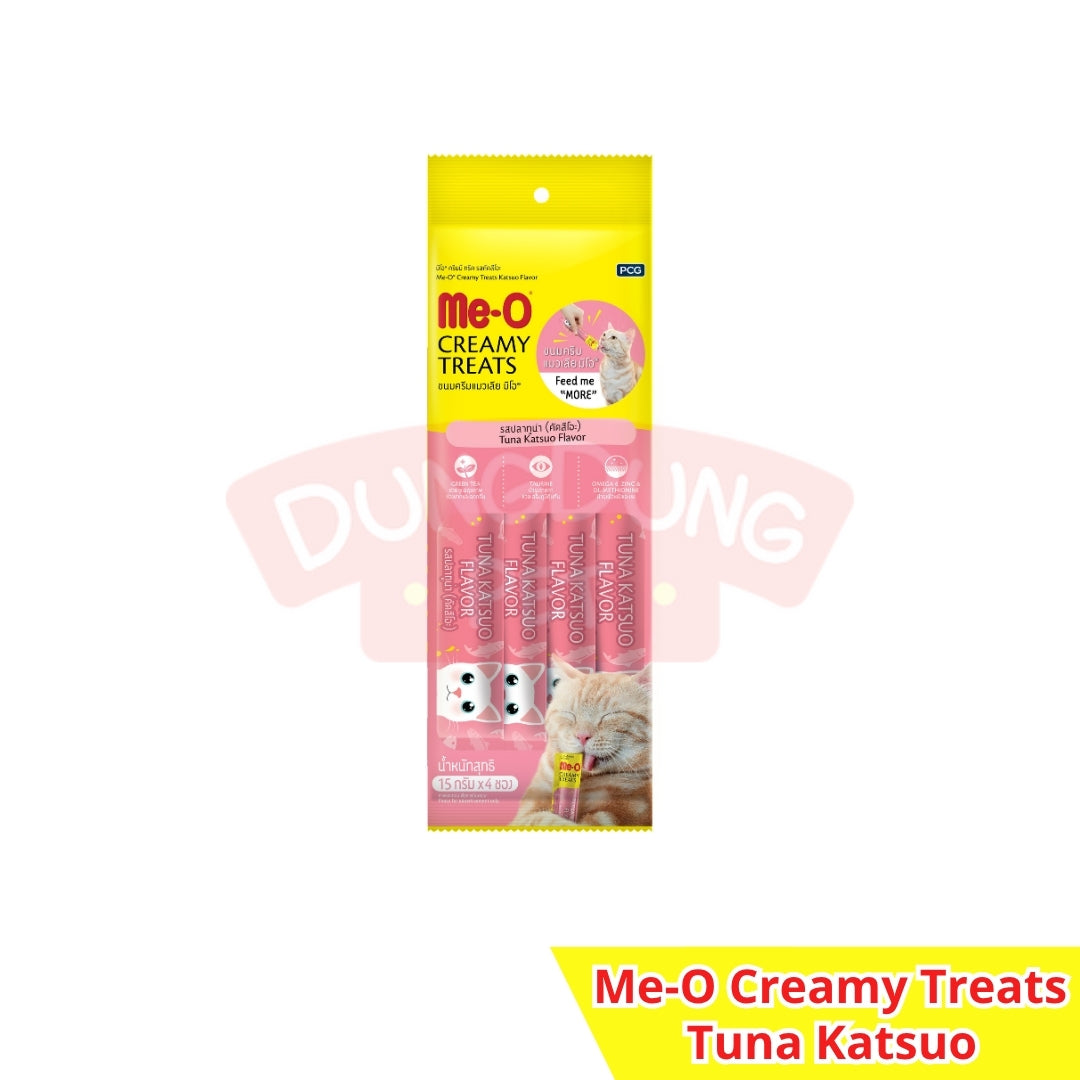Meo Creamy Treats Adult 15g x 4 pcs- Snack Kucing