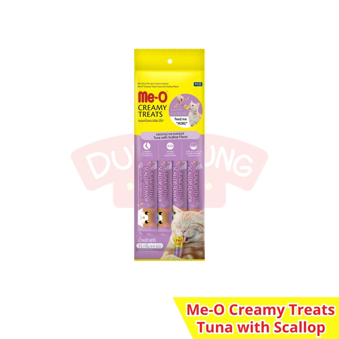 Meo Creamy Treats Adult 15g x 4 pcs- Snack Kucing