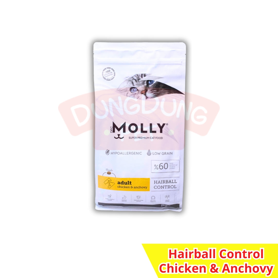 Molly Adult Dry Cat Food 2kg - Makanan kering kucing 2 kg