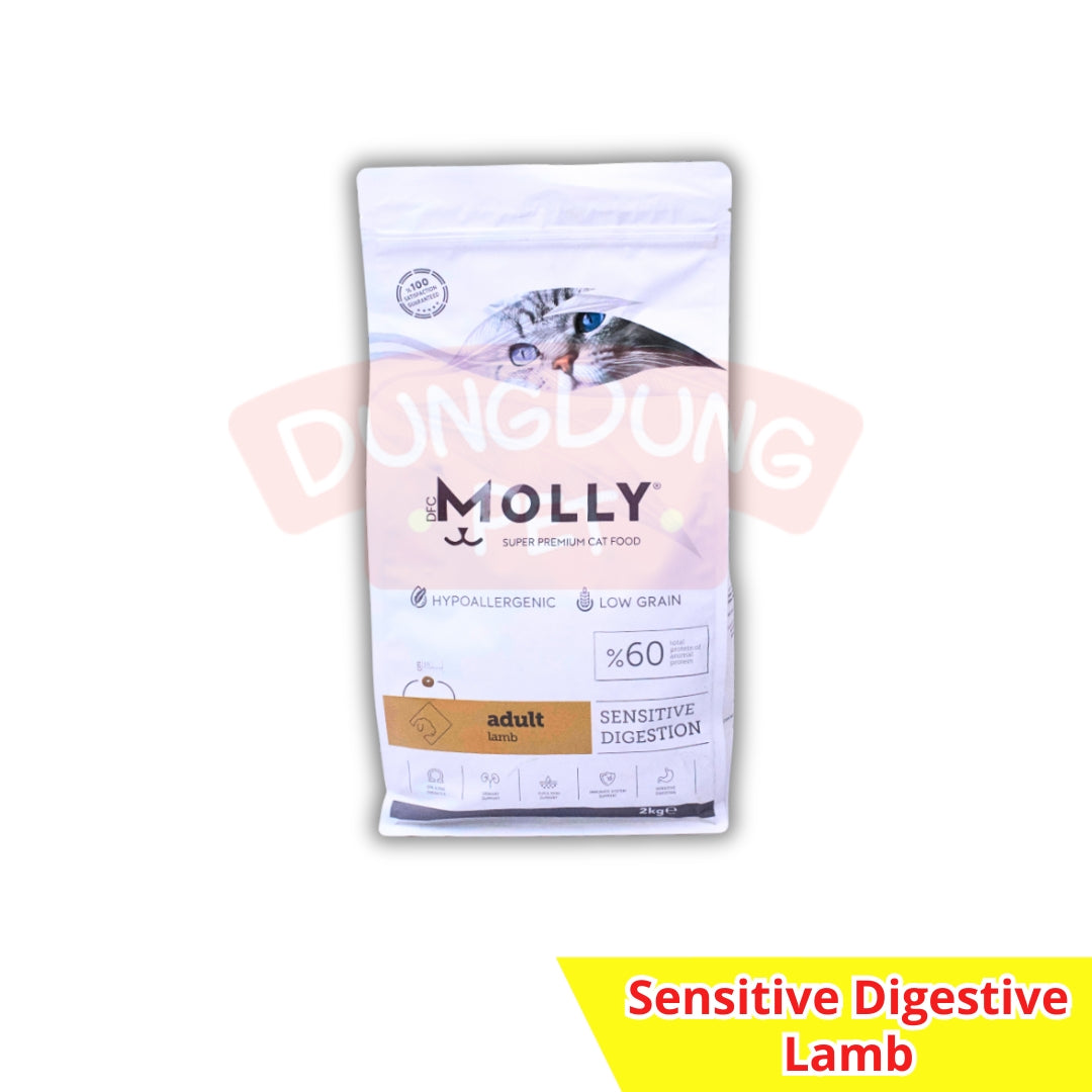 Molly Adult Dry Cat Food 2kg - Makanan kering kucing 2 kg