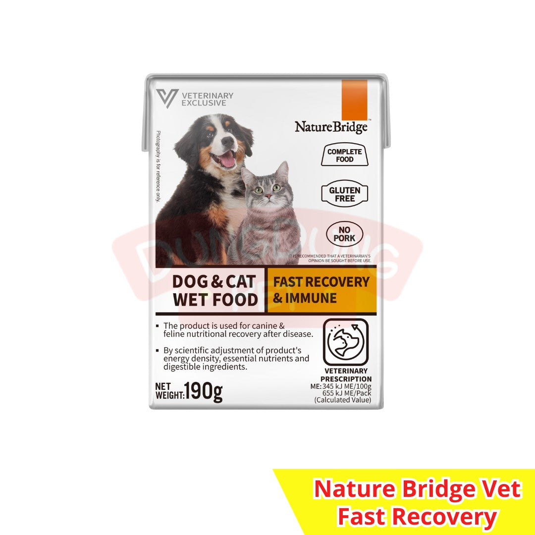 Nature Bridge Vet Wet Food Urinary, Gastrointestinal, Recovery Immune 190g