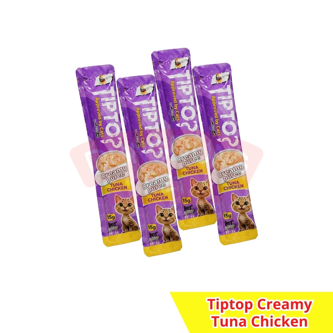 Tiptop Creamy Treats 15g x 4 pcs- Snack Kucing