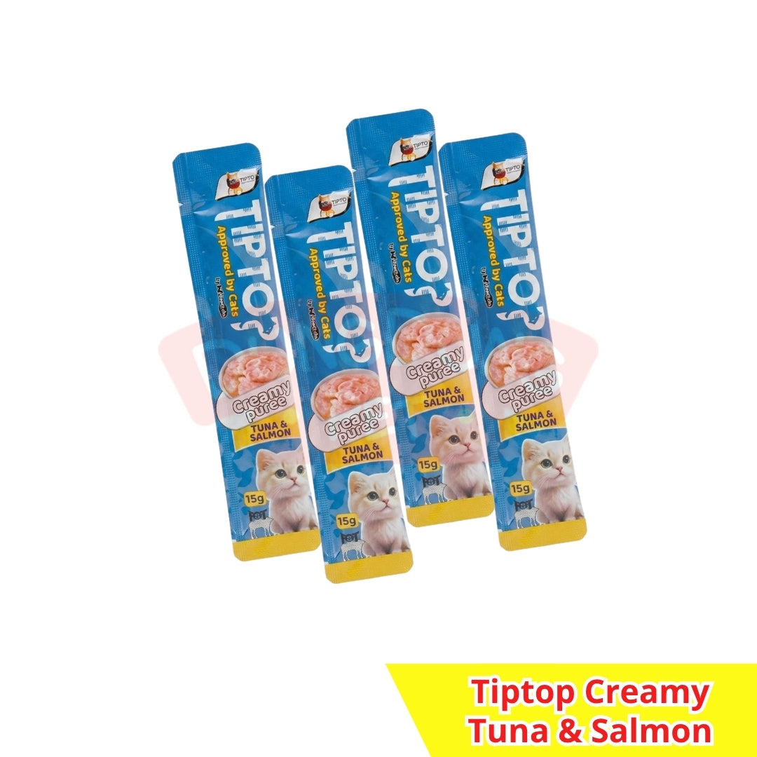 Tiptop Creamy Treats 15g x 4 pcs- Snack Kucing