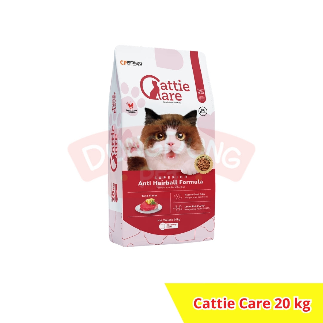 Cattie Care 20kg makanan kucing 20 kg