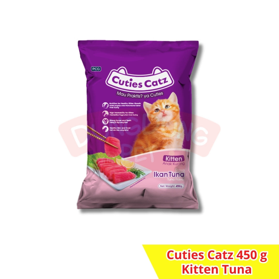 Cuties Catz Kitten Tuna/Salmon 450g Freshpack