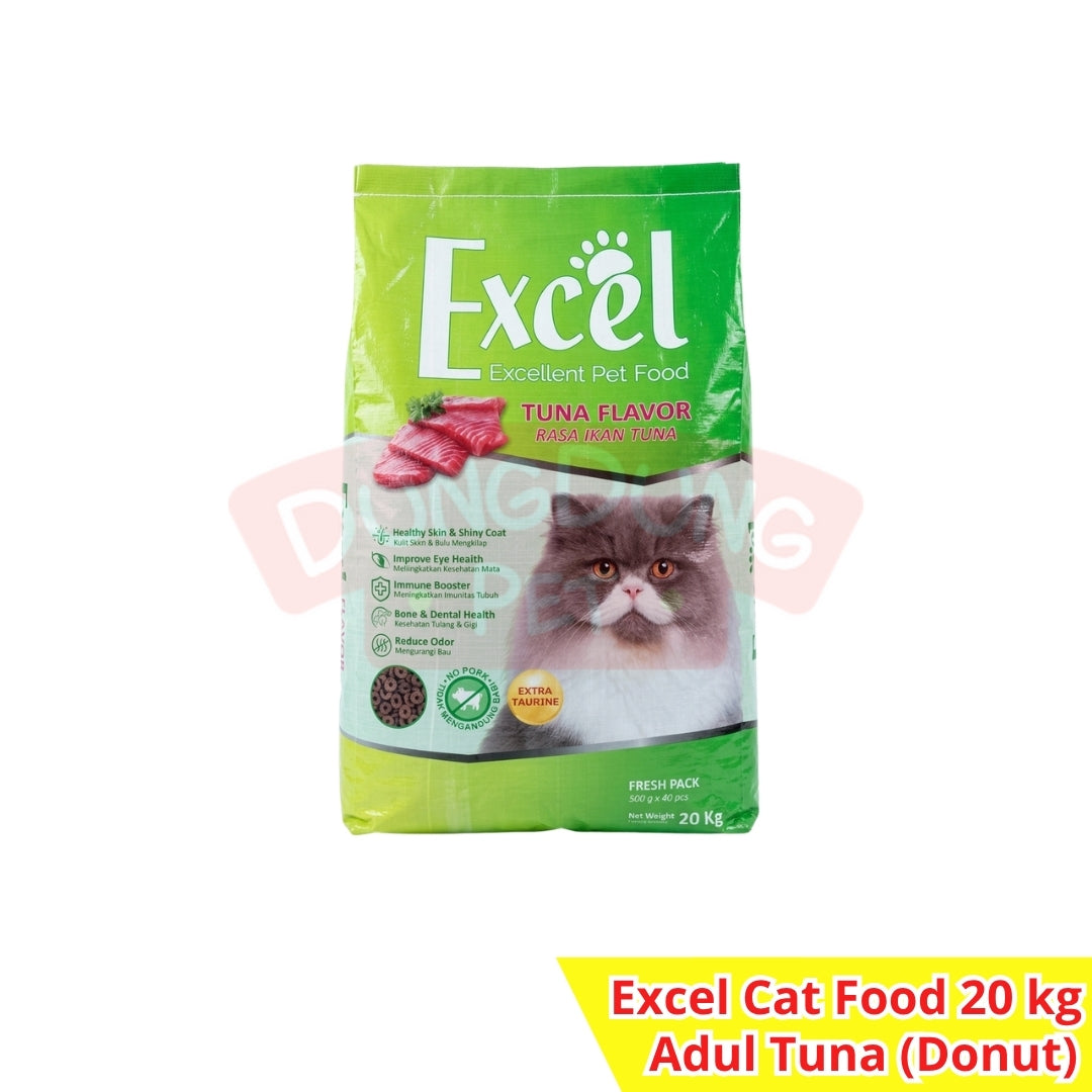 EXCEL cat food 20kg - makanan kucing