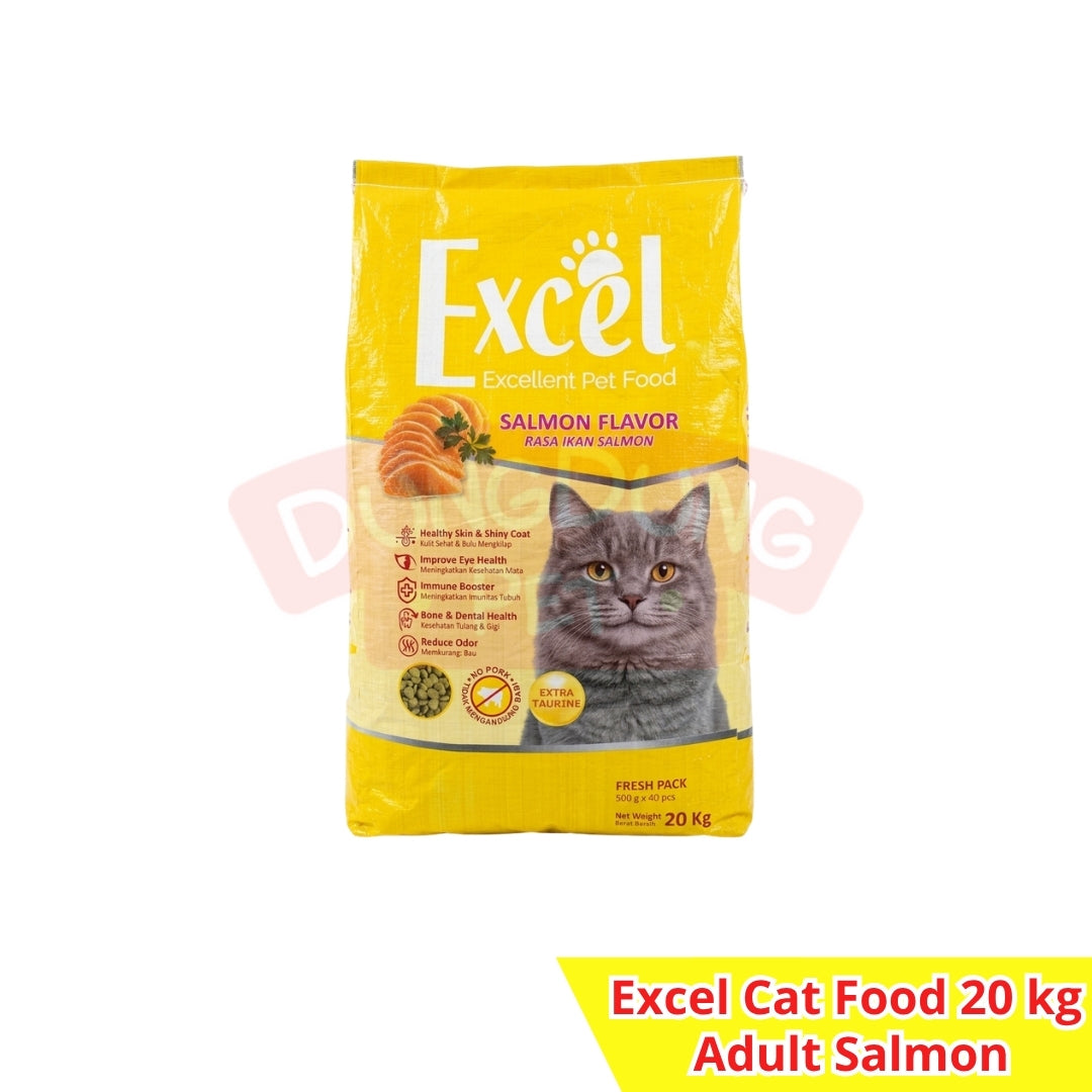 EXCEL cat food 20kg - makanan kucing