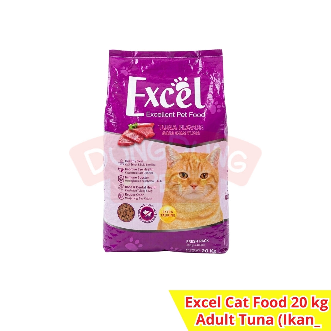EXCEL cat food 20kg - makanan kucing