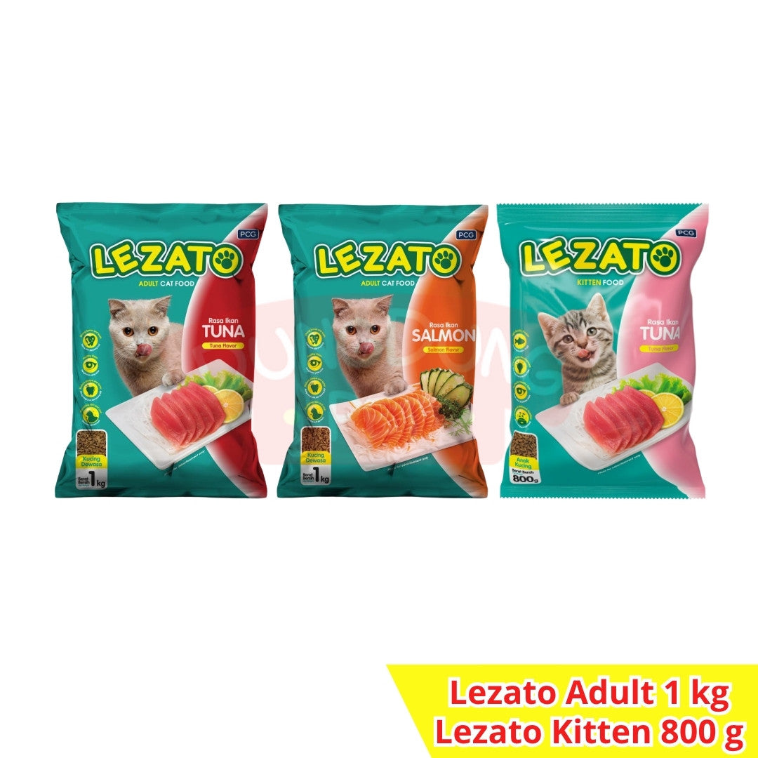 Lezato Adult/Kitten Cat Food freshpack 1kg/800g