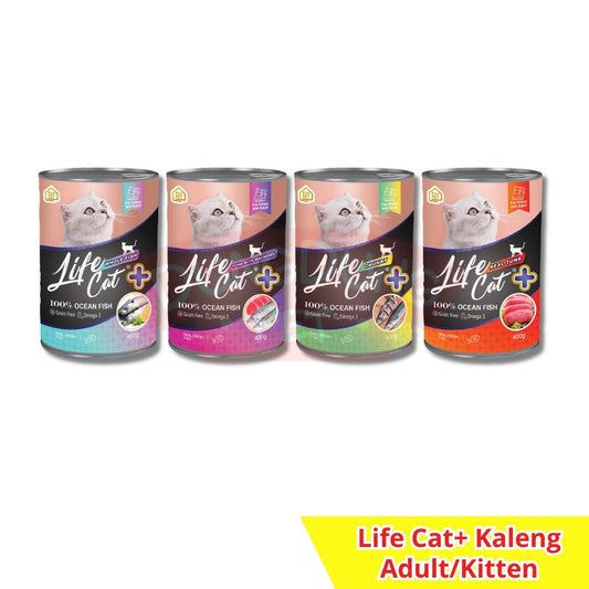 LIFE CAT PLUS Kaleng Wet Food 400g