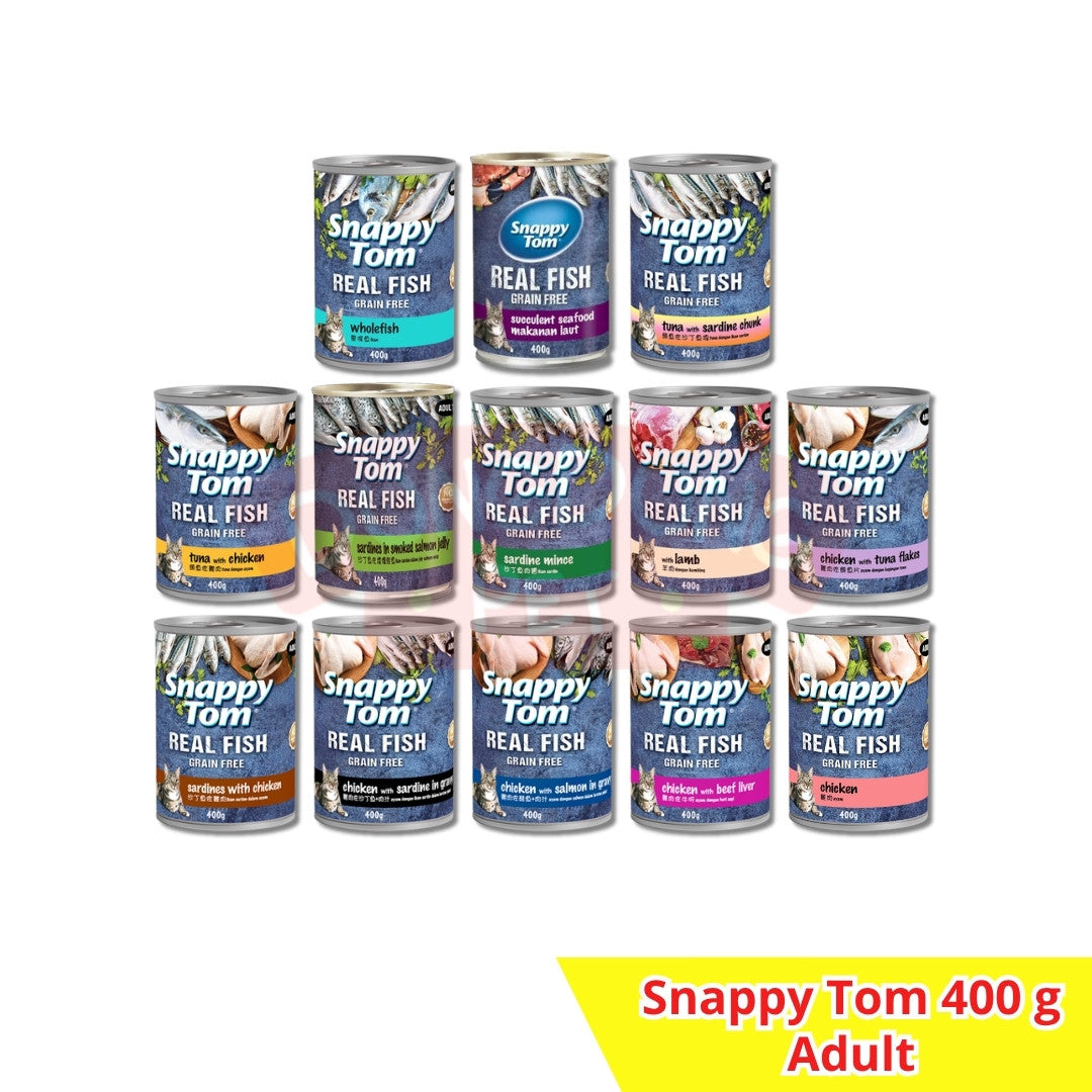 Snappy Tom kaleng 400gr Adult