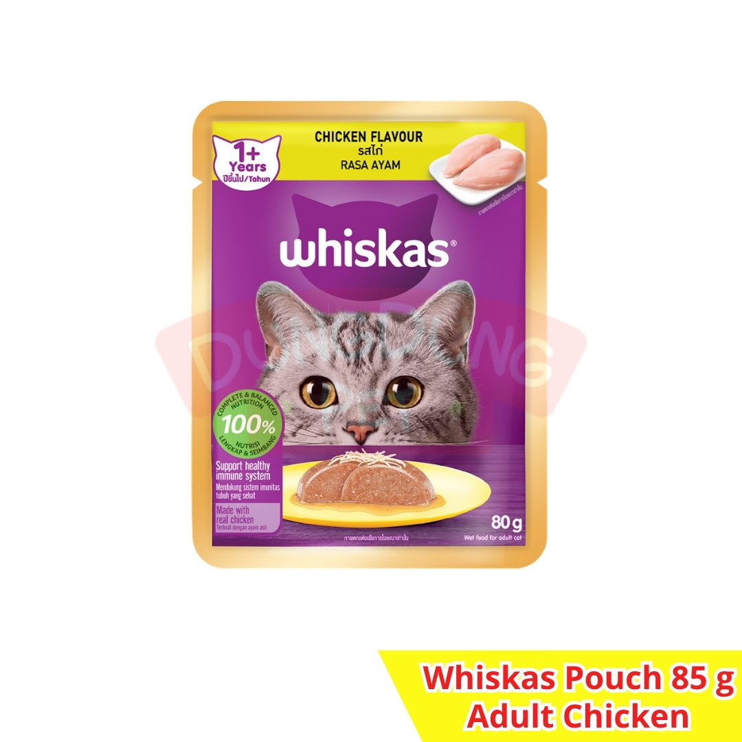 WHISKAS Adult Pouch 80g Wet food