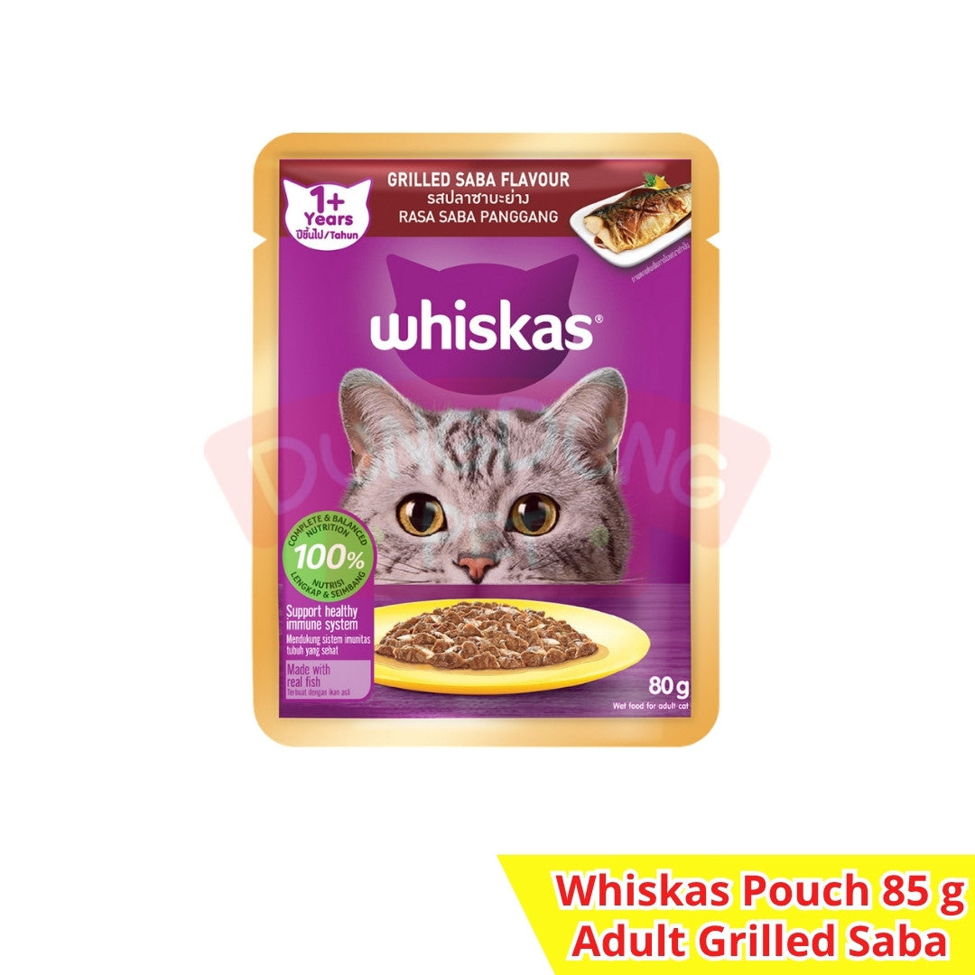 WHISKAS Adult Pouch 80g Wet food