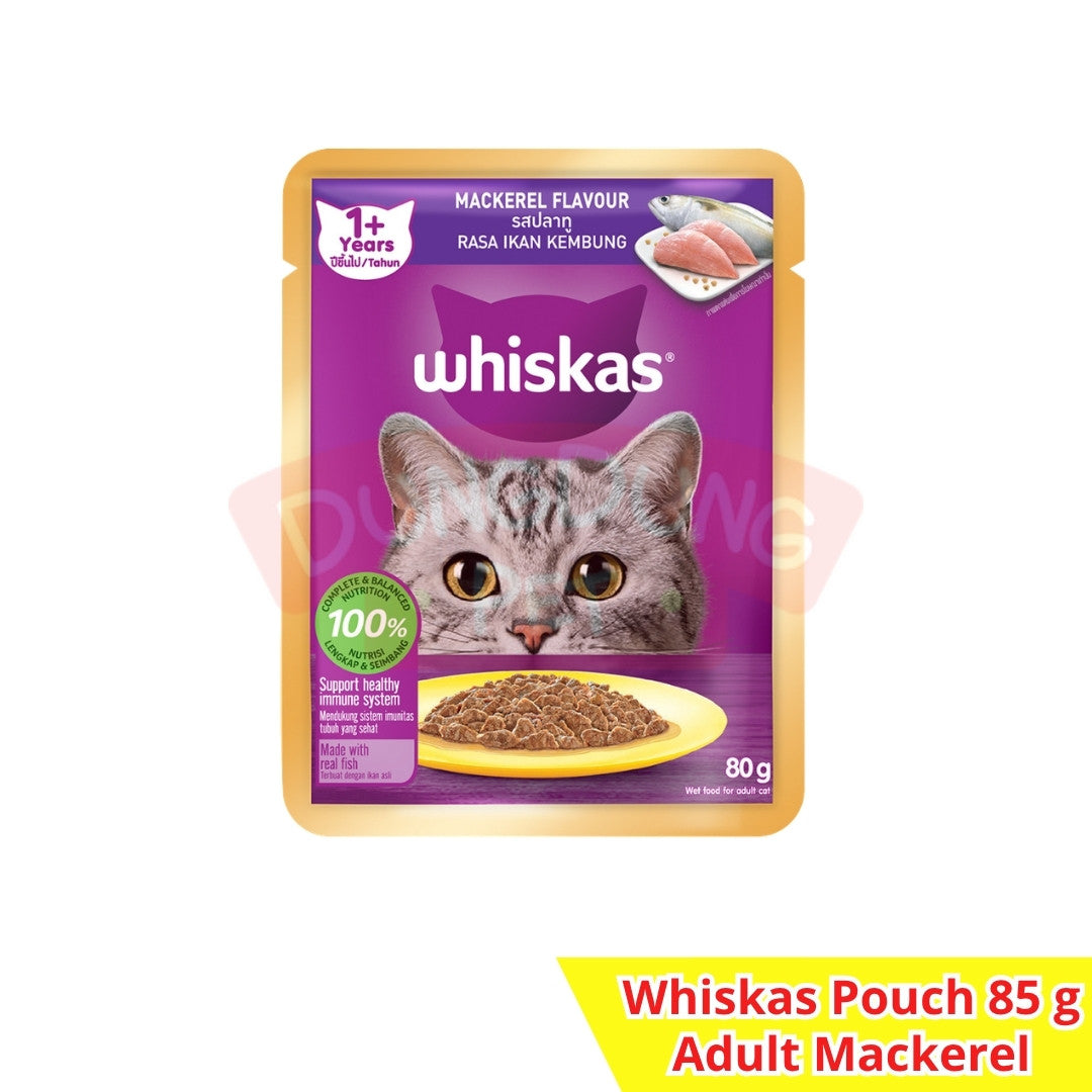 WHISKAS Adult Pouch 80g Wet food