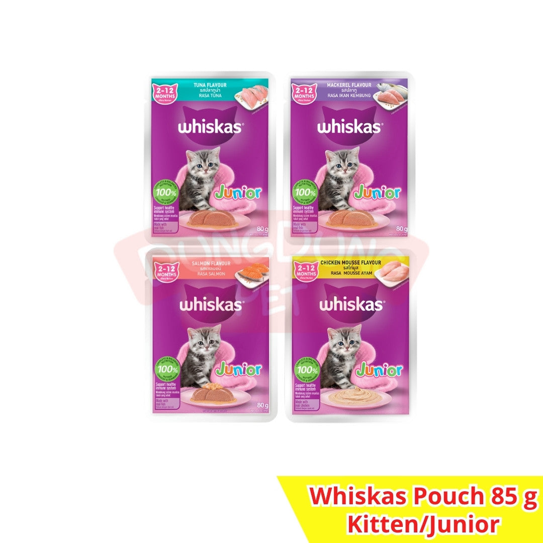 WHISKAS Pouch JUNIOR 80g Wet food