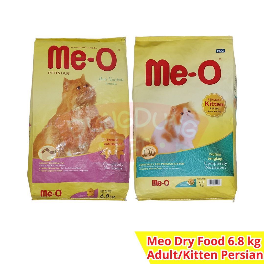 Meo Kitten/Adult Persian 6.8kg - makanan kucing 6.8 kg